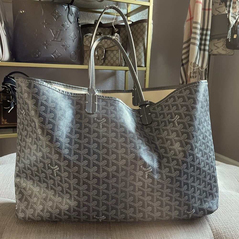 Goyard Saint Louis PM Bag-reversible Grey